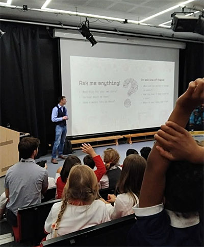 Assembly-style presentation